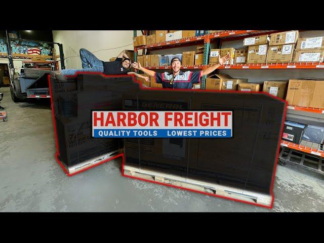 We Got Three Pallets of Harbor Freight Tools!