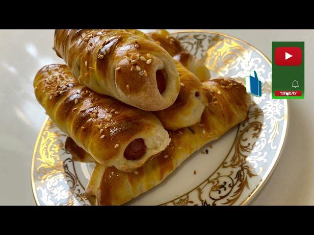 СОСИСКИ В ТЕСТЕ! Самый лучший рецепт. Казакша рецепт