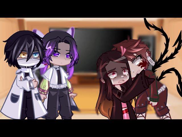 Hashiras React To Kamado Siblings || Nezuko And Tanjiro || Demon Slayer || Gacha React