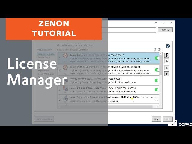 zenon License Manager