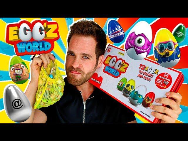 Eggz World Series 1 UNBOXING COLLECTOR BOX en Pe Toys