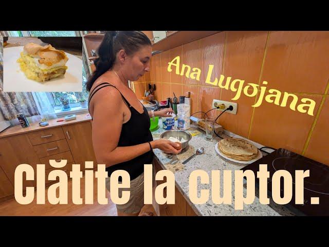 Clătite "Ana Lugojana" la cuptor și curry cu pui.