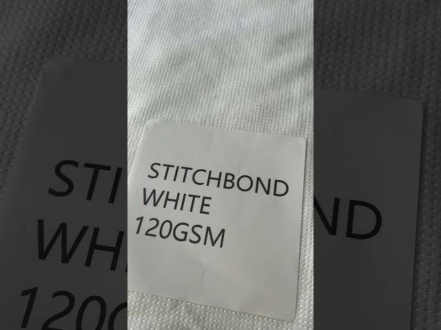 White long filament fiber polyester Stitchbond non-woven fabric 190gsm knitted nonwoven fabrics