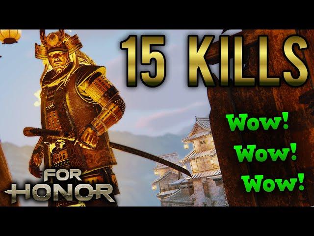 15 Kill Megamatch with NEW Hero Skin for Orochi [For Honor]