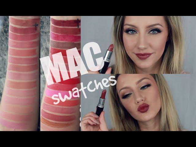 30 MAC LIP SWATCHES | Jazzi Filipek