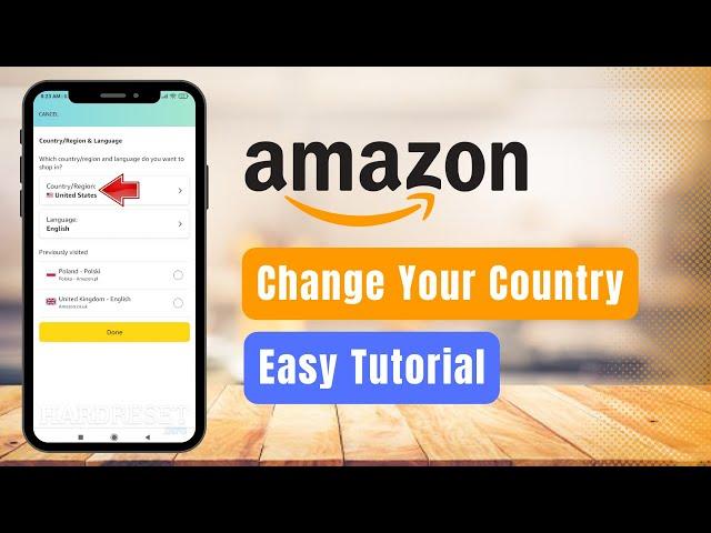 How to Change Country in Amazon App !
