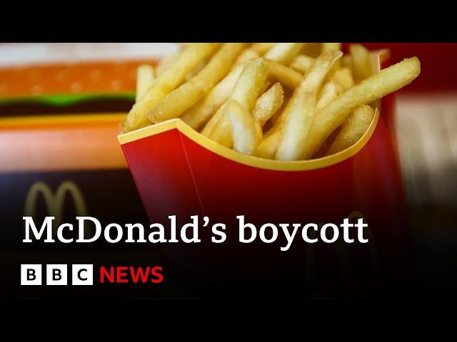 McDonald's CEO warns of hit from boycotts | BBC News