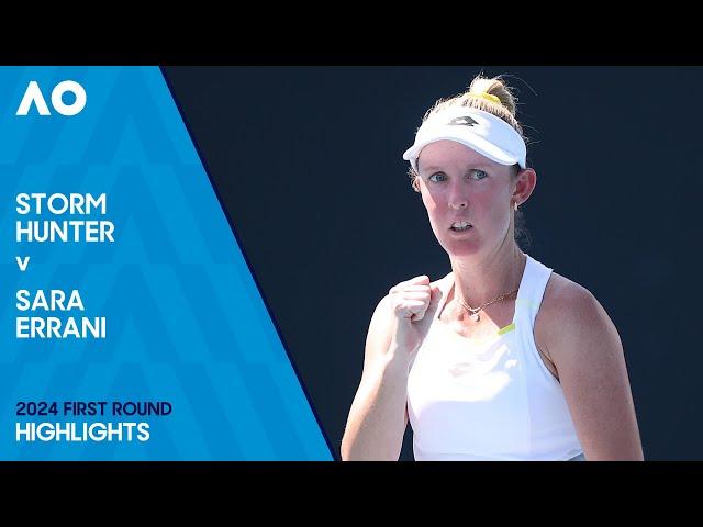 Storm Hunter v Sara Errani Highlights | Australian Open 2024 First Round