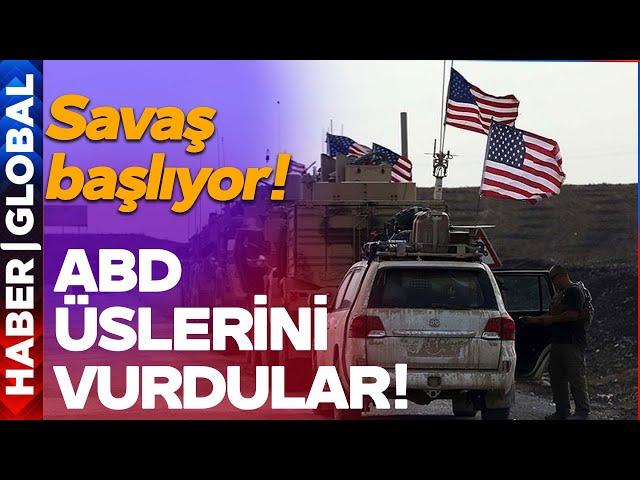 SON DAKİKA! Amerikan Üslerine Saldırdılar! Savaş Bambaşka Boyuta Taşındı