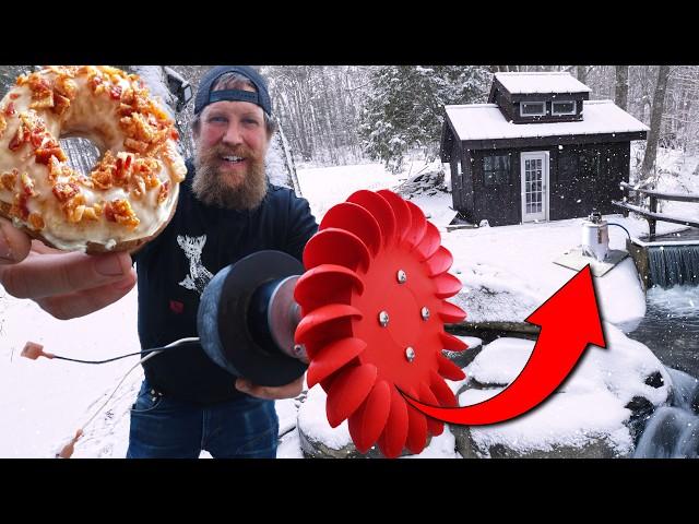 DIY Maple Donuts and 3D Printed Turbine Generator At the Tiny House Part 1