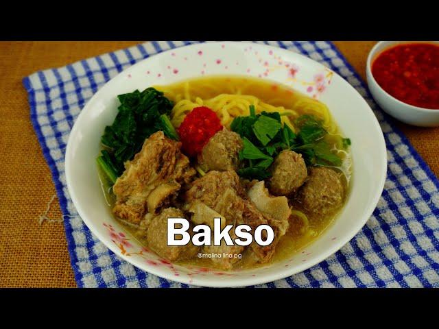 Cara Buat Bakso Simple & Sedap by Malina Lina Pg | resep kuah bakso enak & seger | resepi raya haji