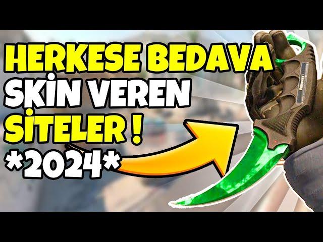 HERKESE BEDAVA CS2-CSGO SKIN VEREN SİTELER ! | ÇEKİLİŞLİ VİDEO ! | 2024