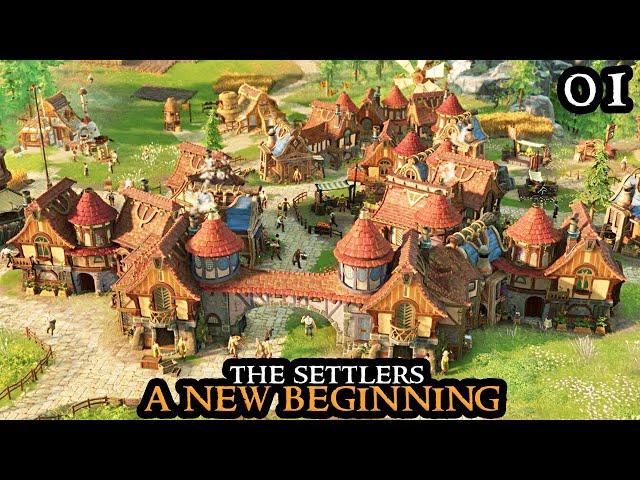 THE SETTLERS - Fresh Start on HARDCORE City Building || FULL GAME Beautiful RTS 2024 Part 01