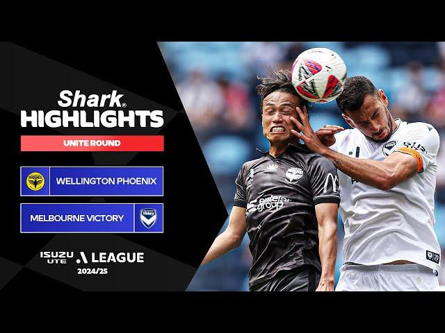 Wellington Phoenix v Melbourne Victory - Shark Highlights | Isuzu UTE A-League 2024-25 | Unite Round