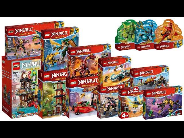 All LEGO Ninjago Dragons Rising sets 2023 Compilation/Collection Speed Build