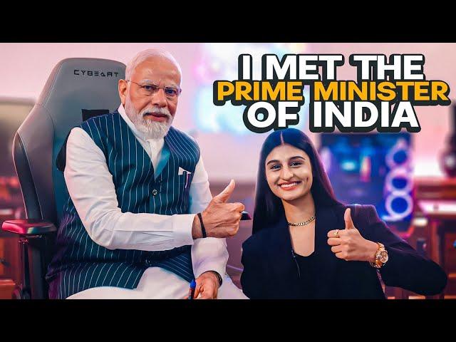 I MET THE PRIME MINISTER OF INDIA ️