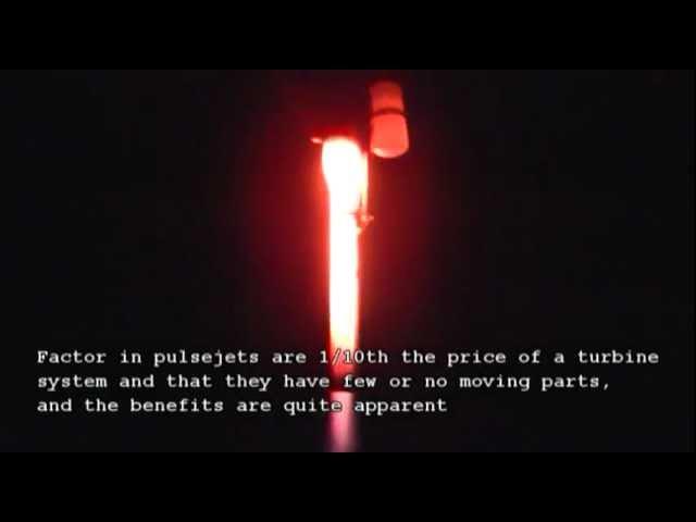 Pulsejet Engine Vertical Launch -  VTOL Pulse Jet Rocket