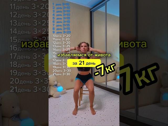 ИЗБАВЛЯЕМСЯ ОТ ЖИВОТА ЗА 2️⃣1️⃣ ДЕНЬ  / заходи в домашний онлайн Клуб для женщин БECПLАТНО