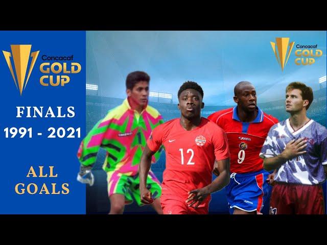 CONCACAF Gold Cup Finals (1991-2021) All Goals