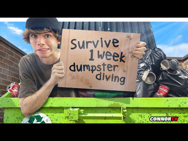 I Survived 7 Days Only Dumpster Diving - Did it Work?