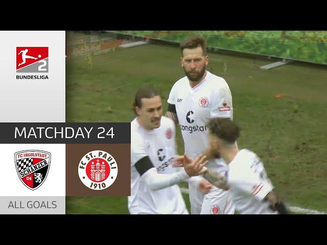 St. Pauli Climbs To The Top | FC Ingolstadt 04 - FC St. Pauli 1:3 | Highlights| Bundesliga 2 - 21/22