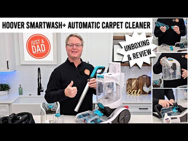 Hoover SmartWash+ Automatic Carpet Cleaner UNBOXING & REVIEW