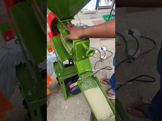 Mini Rice Mill Machine 3HP - HeavyTech #miniricemill #agriculture