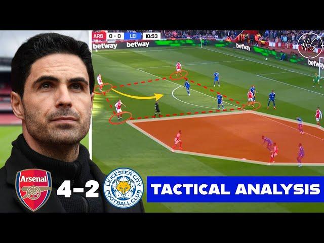 How Arteta Just Set Arsenal FREE: Arsenal 4-2 Leicester Tactical Analysis