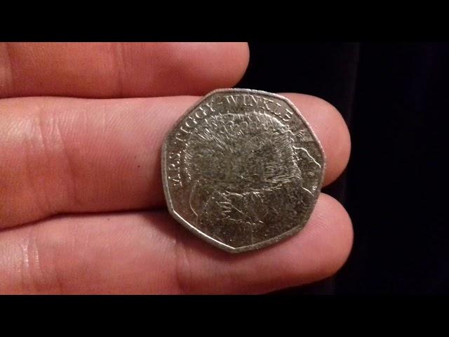 Mrs Tiggy-Winkle 50p Coin Worth - Peter Rabbit 50p Value