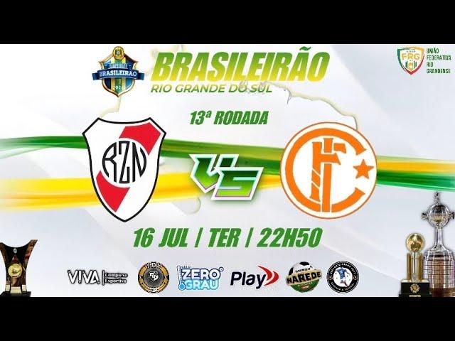 13ª RODADA BRASILEIRÃO GELO ZERO GRAU - River ZN x Iluminati FC