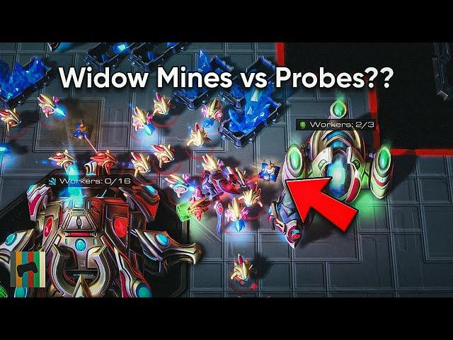 Massive Widow Mine DMG?! - Starcraft 2 - LAGTV