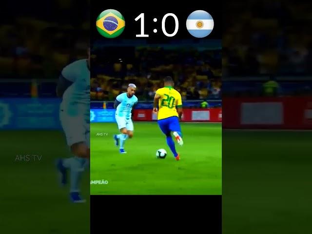 Argentina VS Brazil 2019 Copa America Semi Final Highlights #football #shorts #youtube