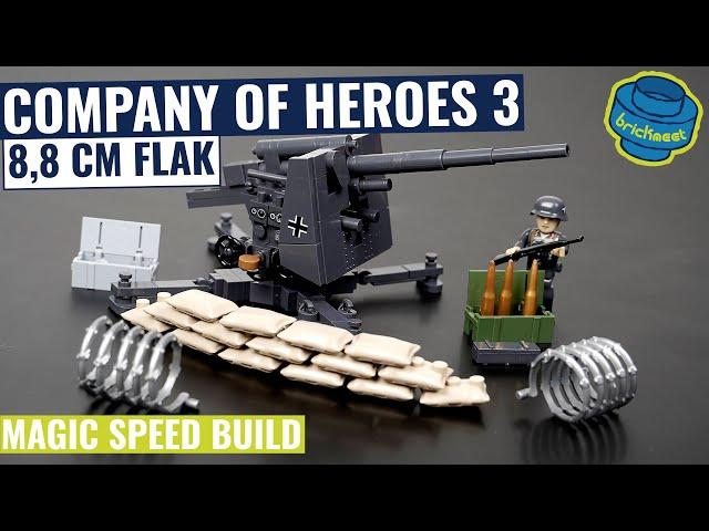 Company of Heroes 3 - 8,8cm FLAK - COBI 3047 (Speed Build Review)