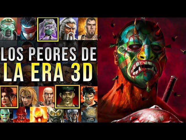 Los Peores Personajes de la Era 3D (Todos los juegos de Mortal Kombat) Deception & Armageddon