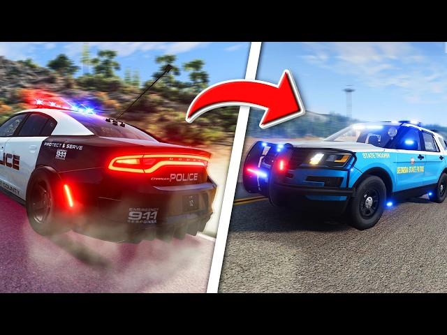 Every Time I Crash I Drive a NEW Police Car in BeamNG Drive