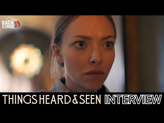 Netflix's THINGS HEARD & SEEN: Backstage with Amanda Seyfriend & James Norton