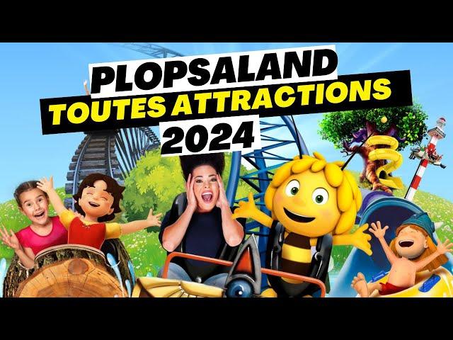 Toutes les ATTRACTIONS PLOPSALAND [2024]