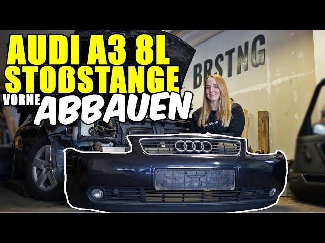 AUDI A3 8L STOßSTANGE VORNE DEMONTIEREN / ABBAUEN TUTORIAL / ANLEITUNG