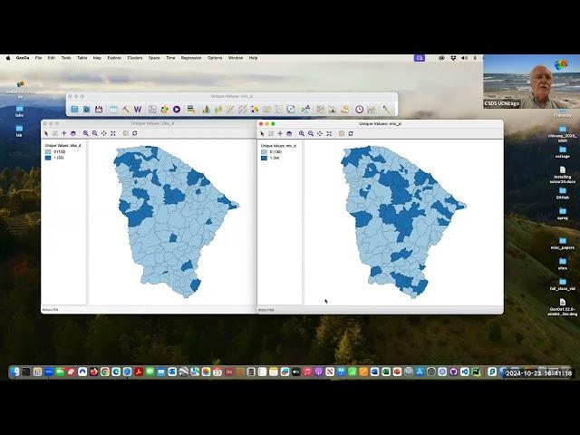 GeoDa Demo: Unique values and colocation maps