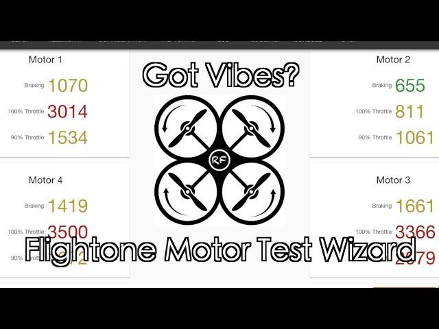 Flightone Motor Test wizard + Gordo's redemption