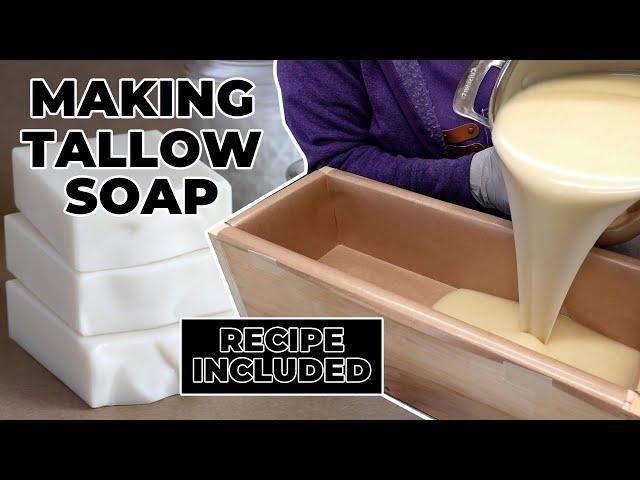 Making Tallow Soap - With Recipe! | MO River Soap