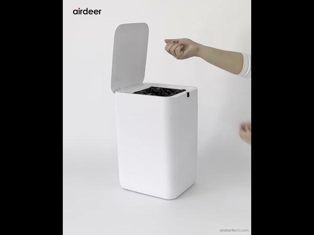 How to install refill ring for airdeer trash can by switch on?