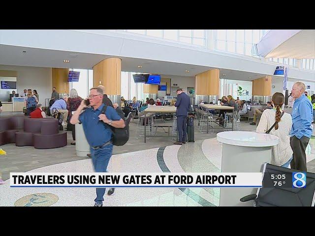 Expanded Ford Airport concourse welcomes travelers