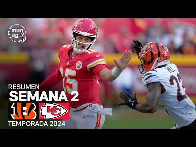 Cincinnati Bengals vs. Kansas City Chiefs | Semana 2 - NFL 2024 | Highlights Resumen en español