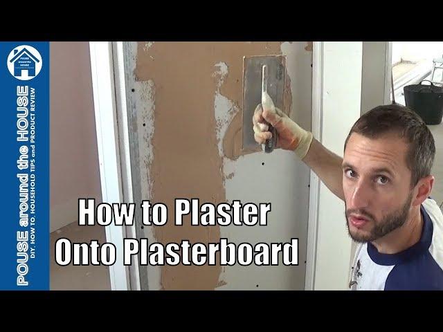 How to plaster a plasterboard wall, beginners guide. Plastering made easy for the DIY enthusiast!