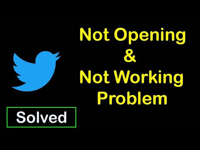 How to Fix Twitter App Not Working | Twitter Not Opening Problem in Android Phone