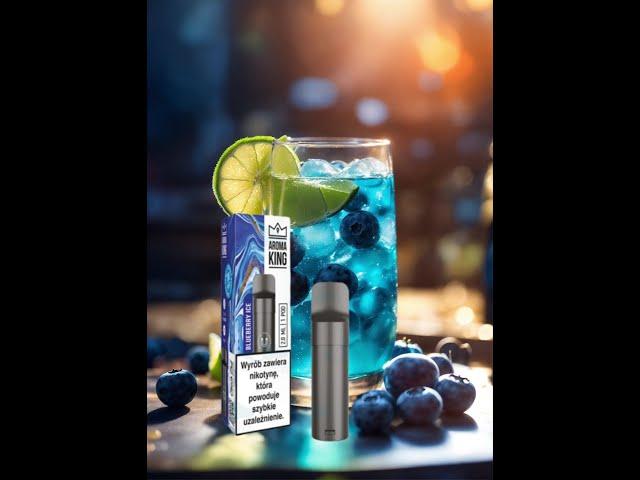 VAPE HEAVEN AROMA KING Blueberry Ice - jednorazowy wymienny wkład