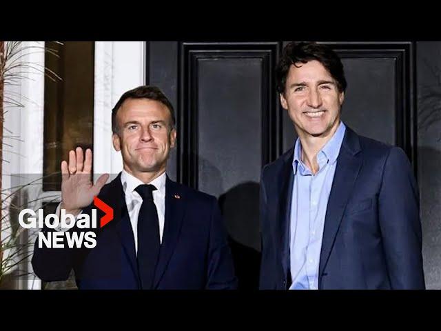 “Horrific”: Trudeau, Macron speak out against rising death toll in Lebanon | FULL