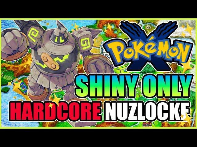 Pokemon X Shiny Only Hardcore Nuzlocke (Full Odds)