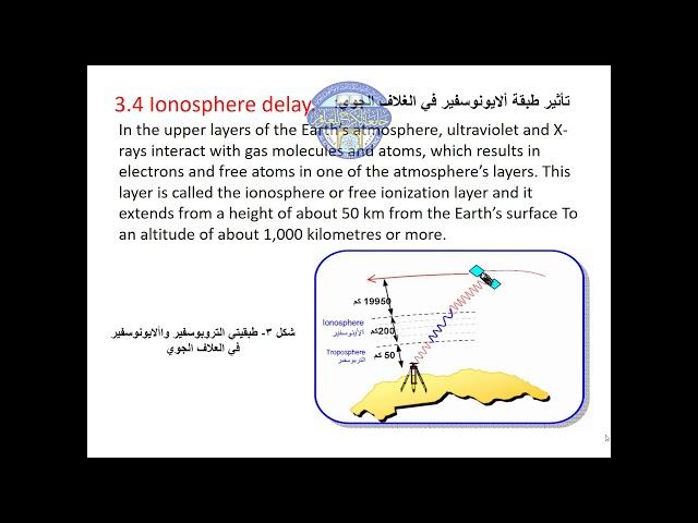 محاضرة الوحدة الثالثة مصادر أخطاء ال GPS